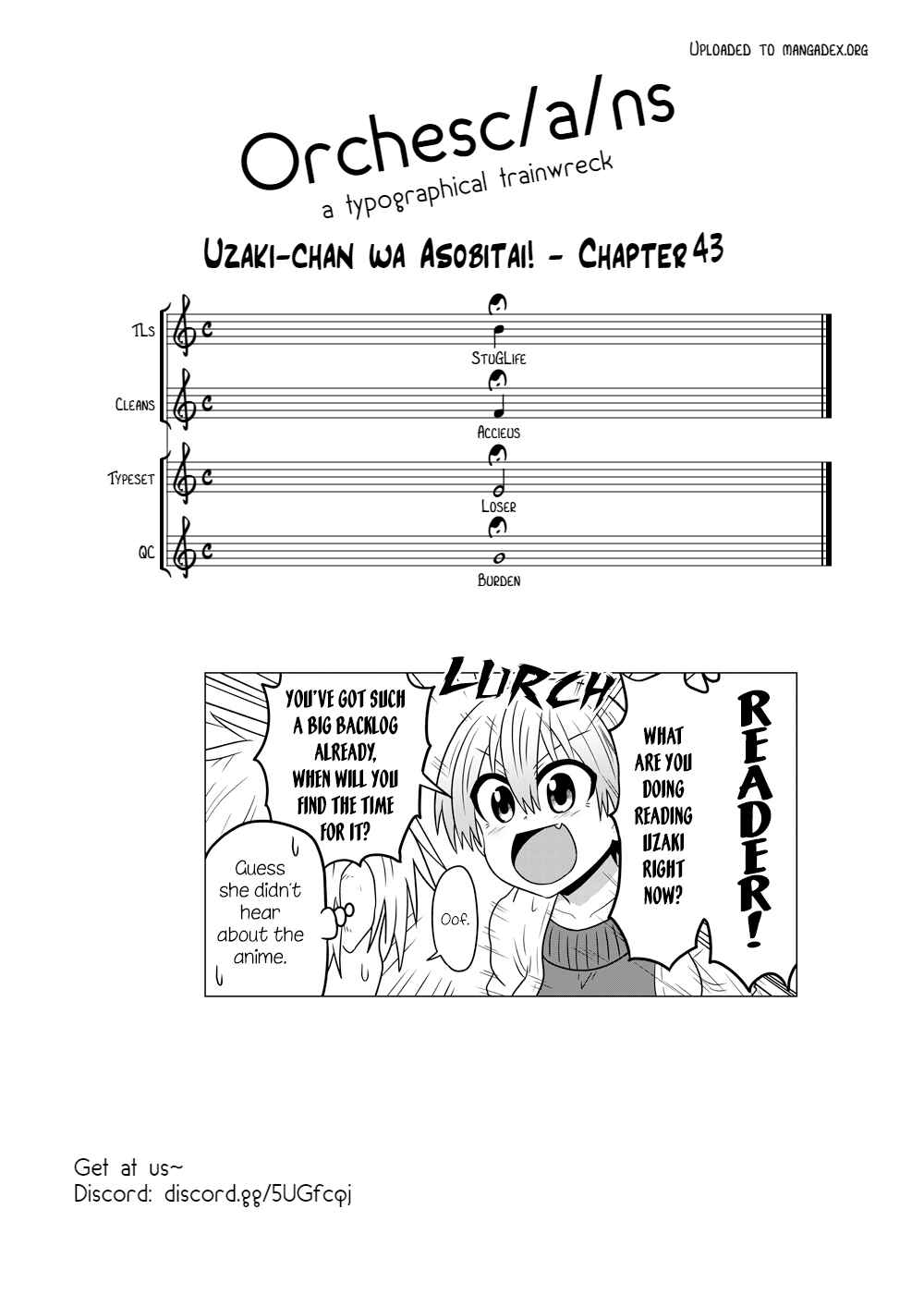 Page 13 Chapter 43 Uzaki-chan wa Asobitai!
