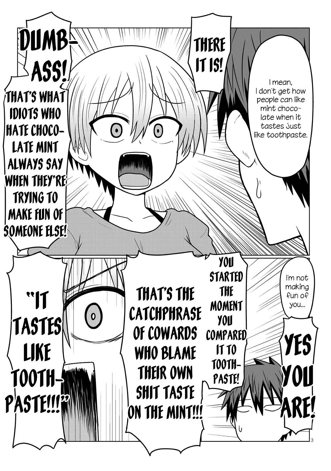 Page 3 Chapter 17 Uzaki-chan wa Asobitai!