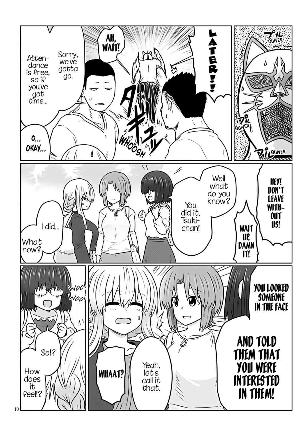 Page 10 Chapter 98 Uzaki-chan wa Asobitai!