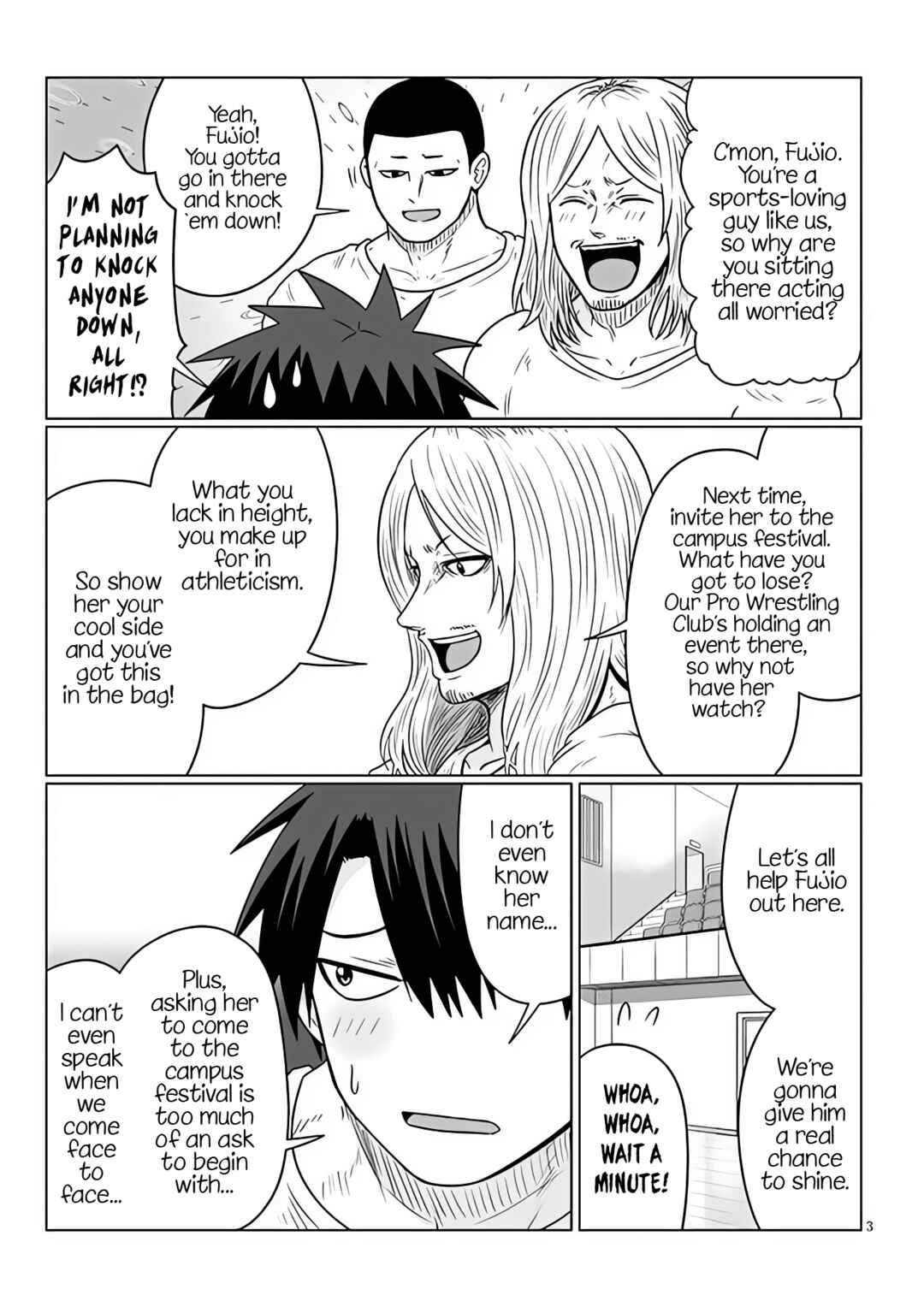 Page 3 Chapter 98 Uzaki-chan wa Asobitai!