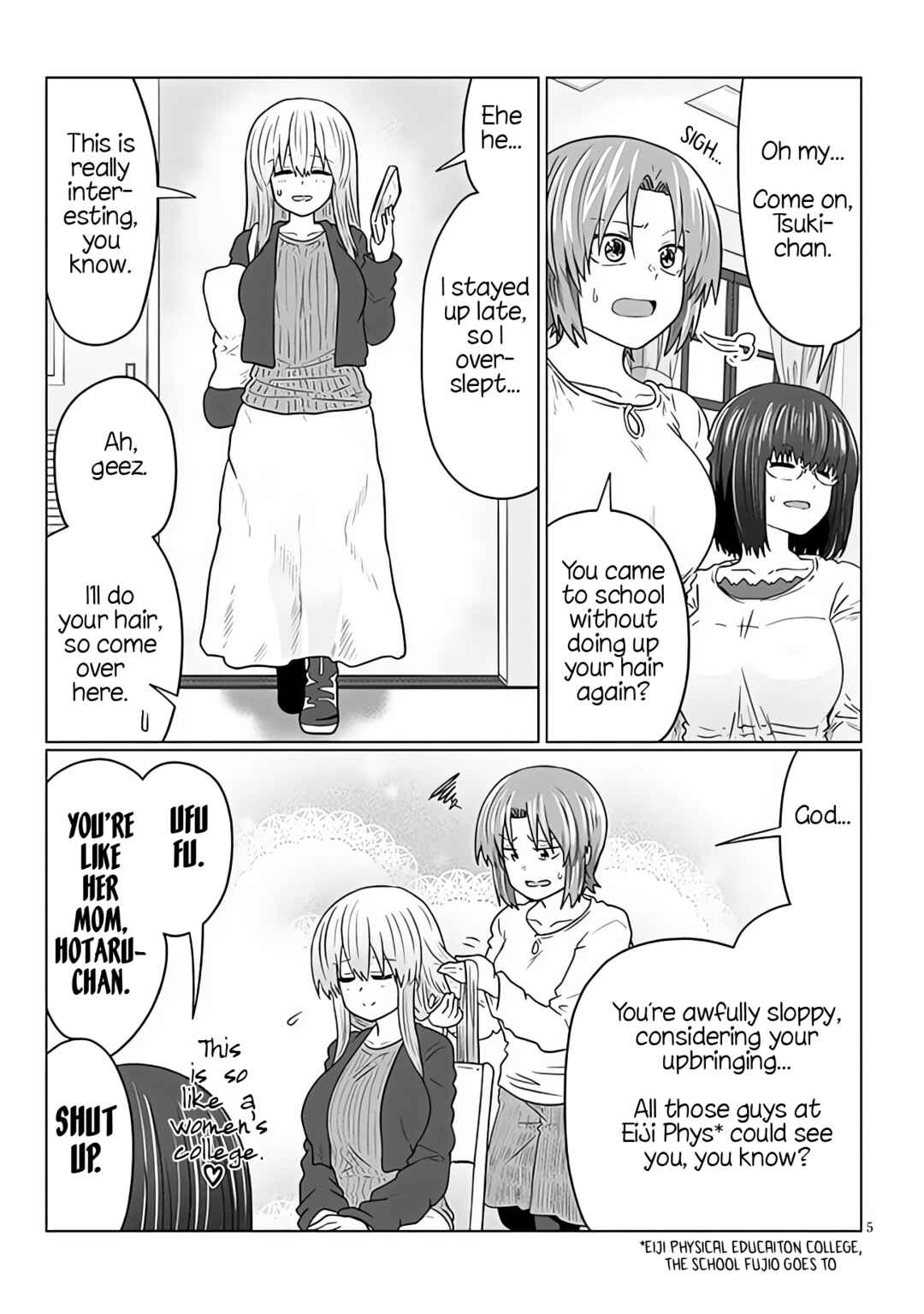 Page 5 Chapter 98 Uzaki-chan wa Asobitai!
