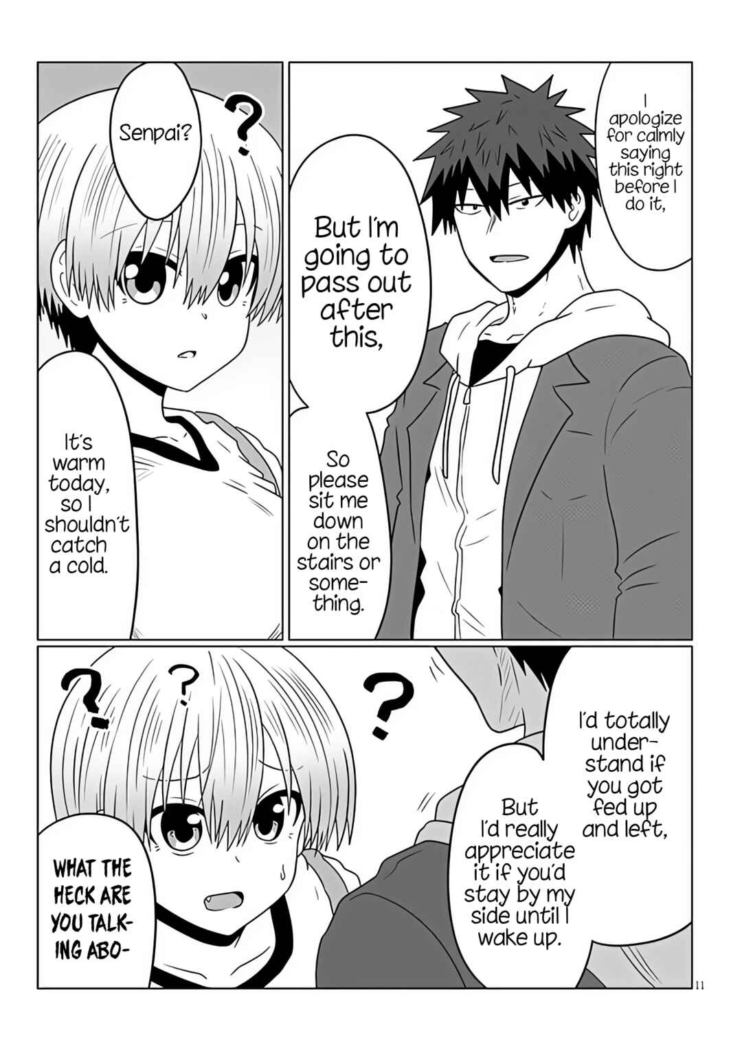 Page 11 Chapter 93 Uzaki-chan wa Asobitai!