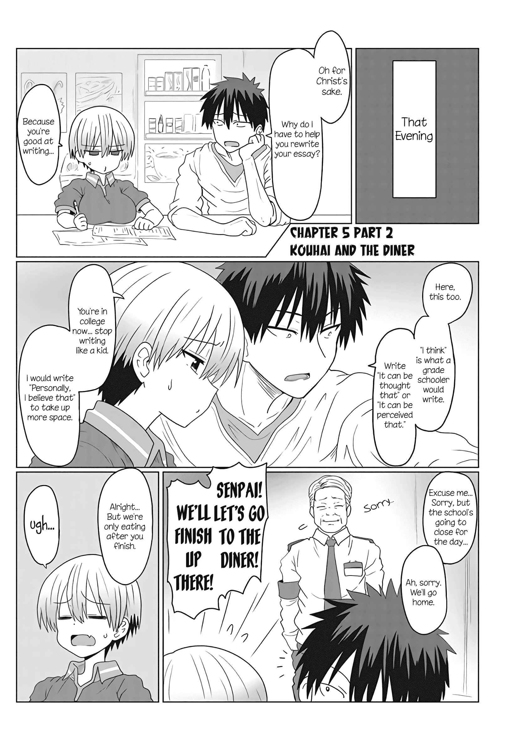 Page 1 Chapter 5.2 Uzaki-chan wa Asobitai!