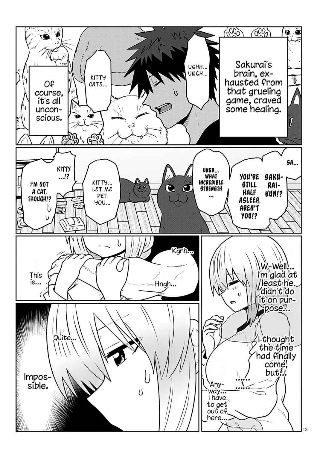 Page 13 Chapter 126 Uzaki-chan wa Asobitai!