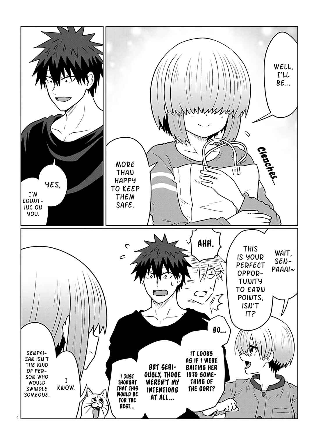 Page 4 Chapter 126 Uzaki-chan wa Asobitai!
