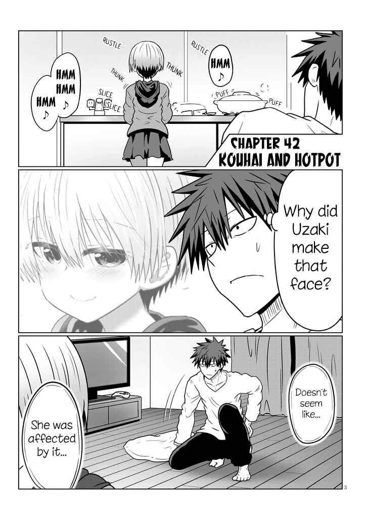 Page 3 Chapter 42 Uzaki-chan wa Asobitai!