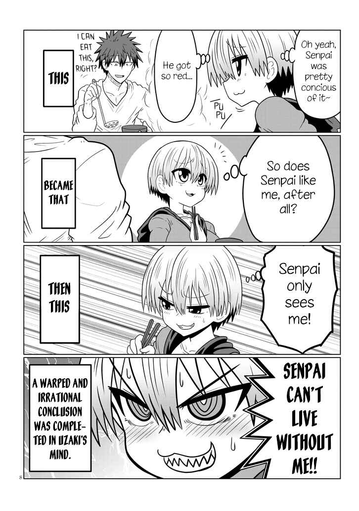 Page 8 Chapter 42 Uzaki-chan wa Asobitai!