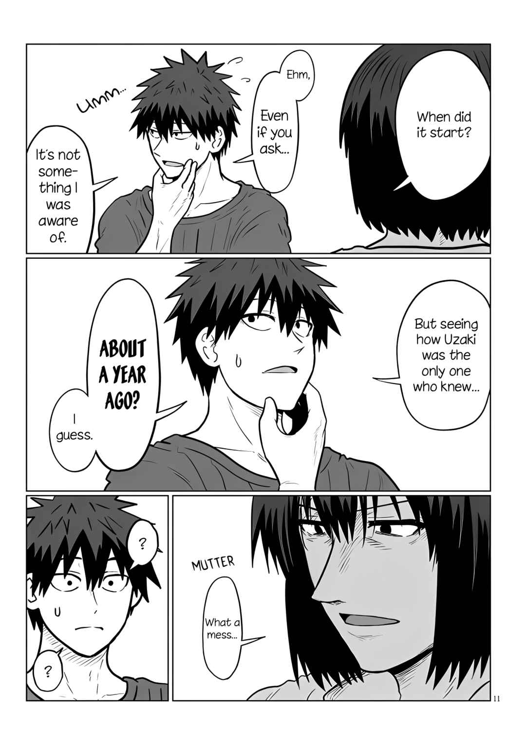 Page 11 Chapter 128 Uzaki-chan wa Asobitai!
