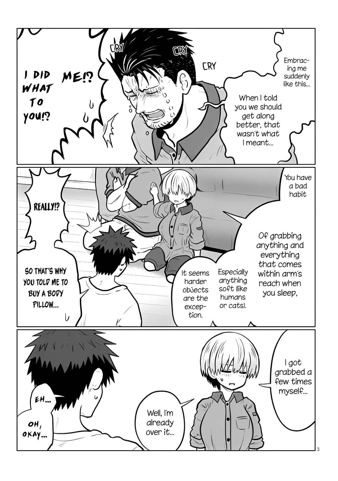 Page 3 Chapter 128 Uzaki-chan wa Asobitai!