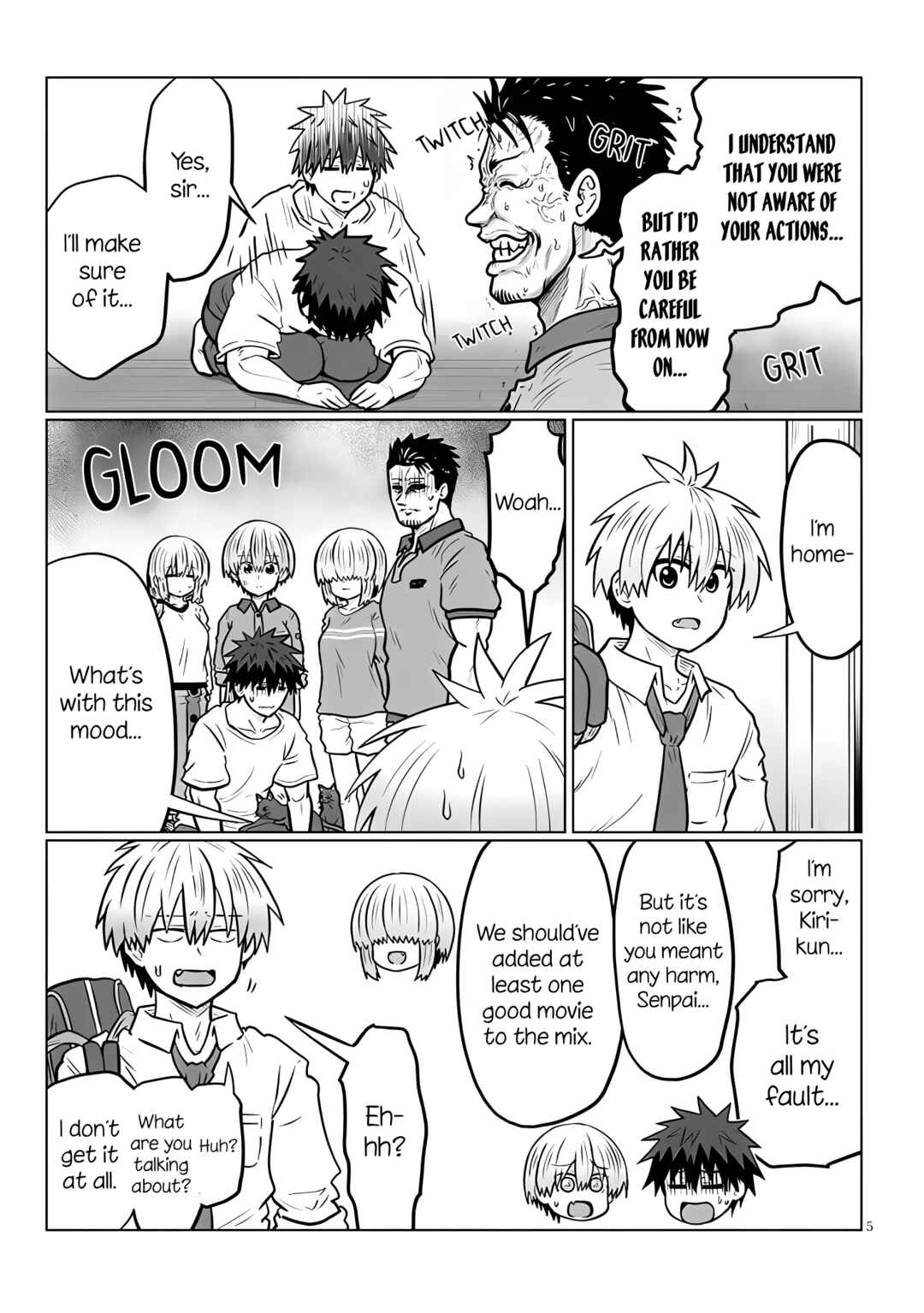 Page 5 Chapter 128 Uzaki-chan wa Asobitai!