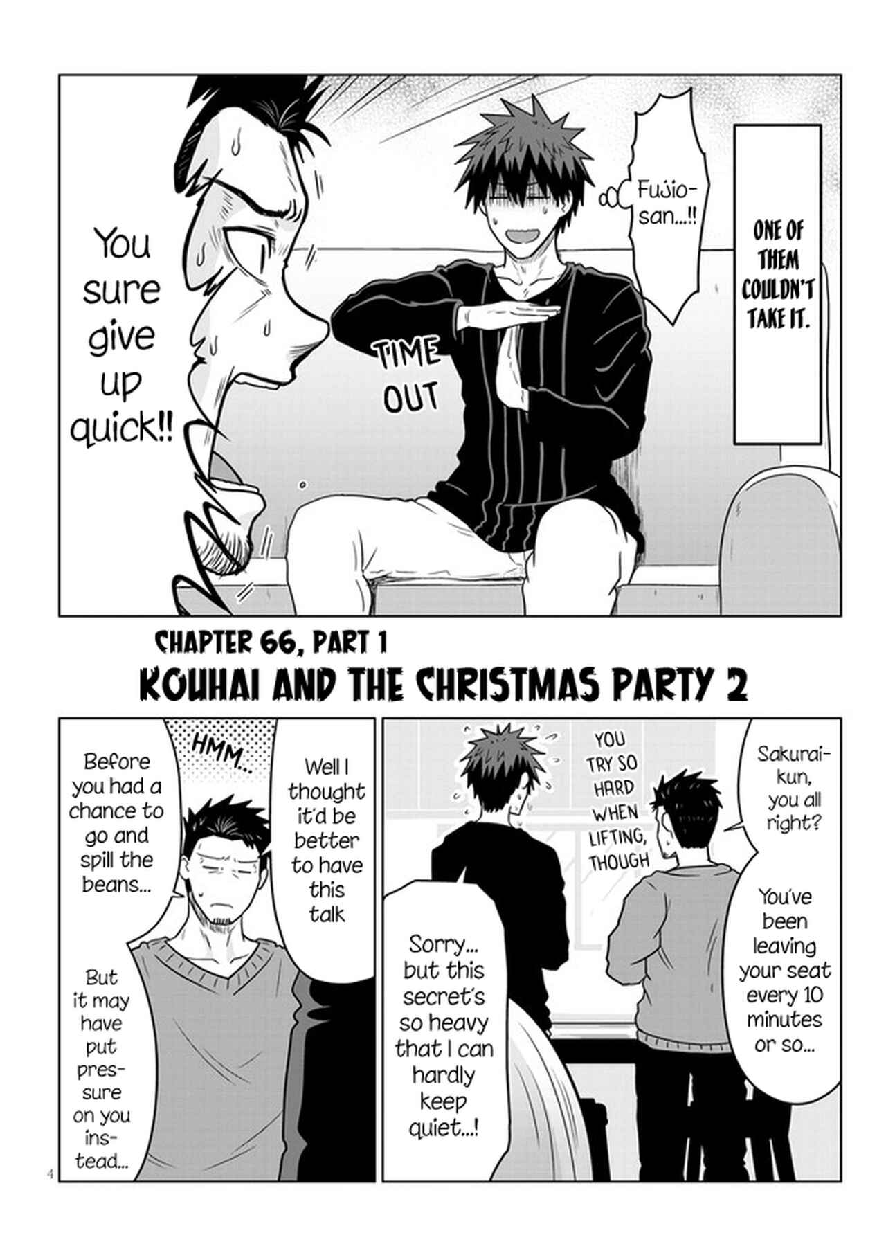 Page 4 Chapter 66 Uzaki-chan wa Asobitai!
