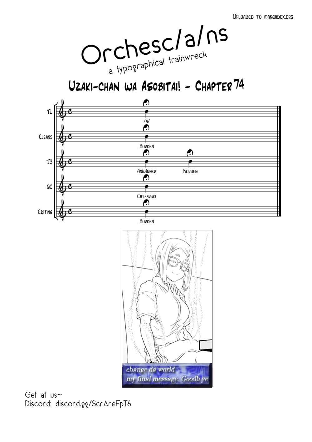 Page 10 Chapter 74.1 Uzaki-chan wa Asobitai!