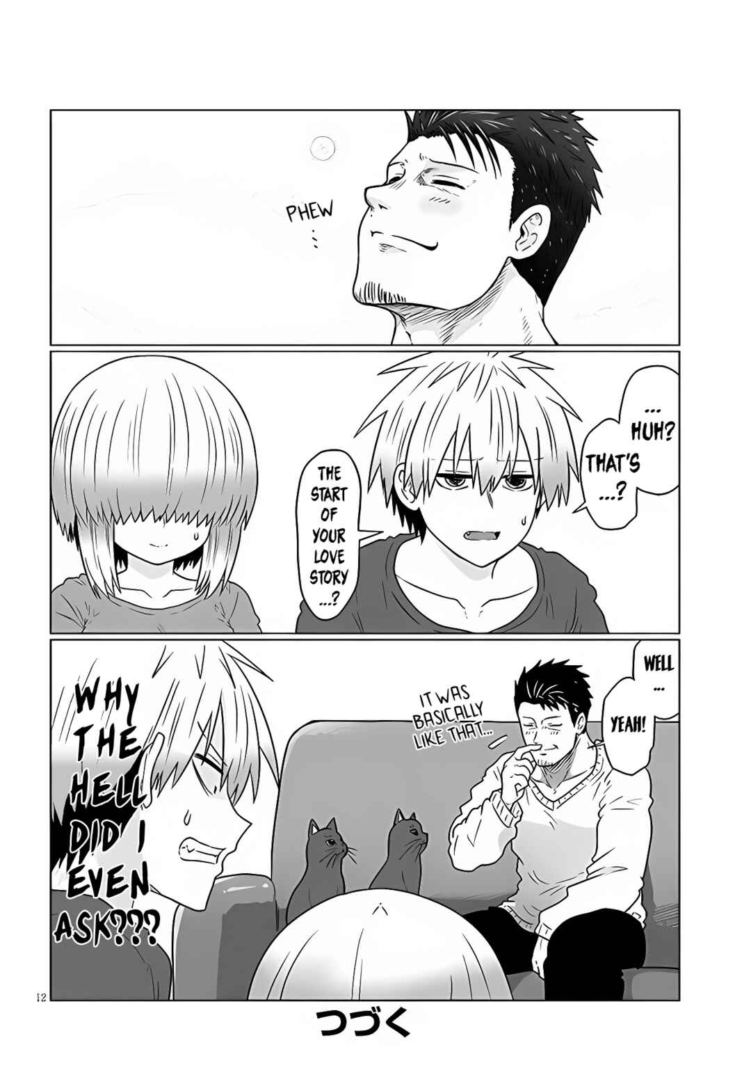 Page 12 Chapter 99 Uzaki-chan wa Asobitai!