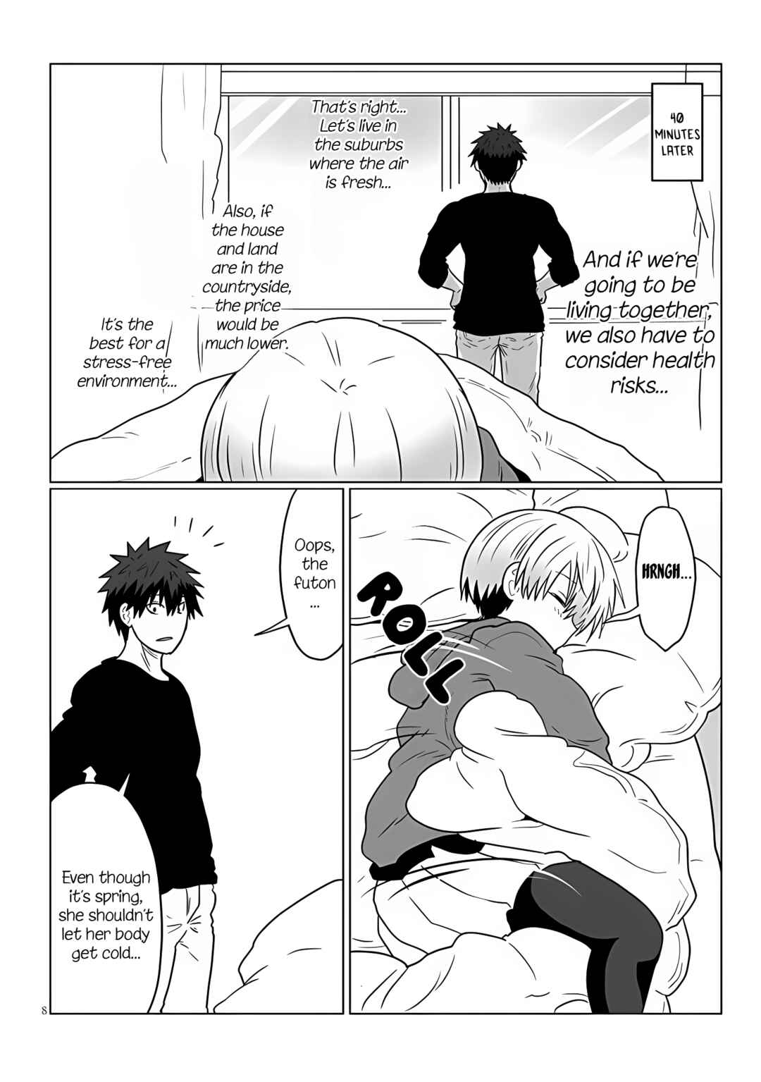Page 8 Chapter 113 Uzaki-chan wa Asobitai!