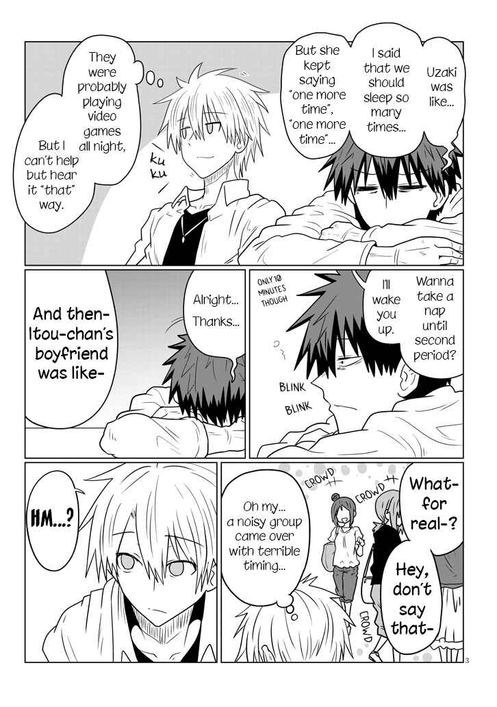 Page 3 Chapter 38 Uzaki-chan wa Asobitai!