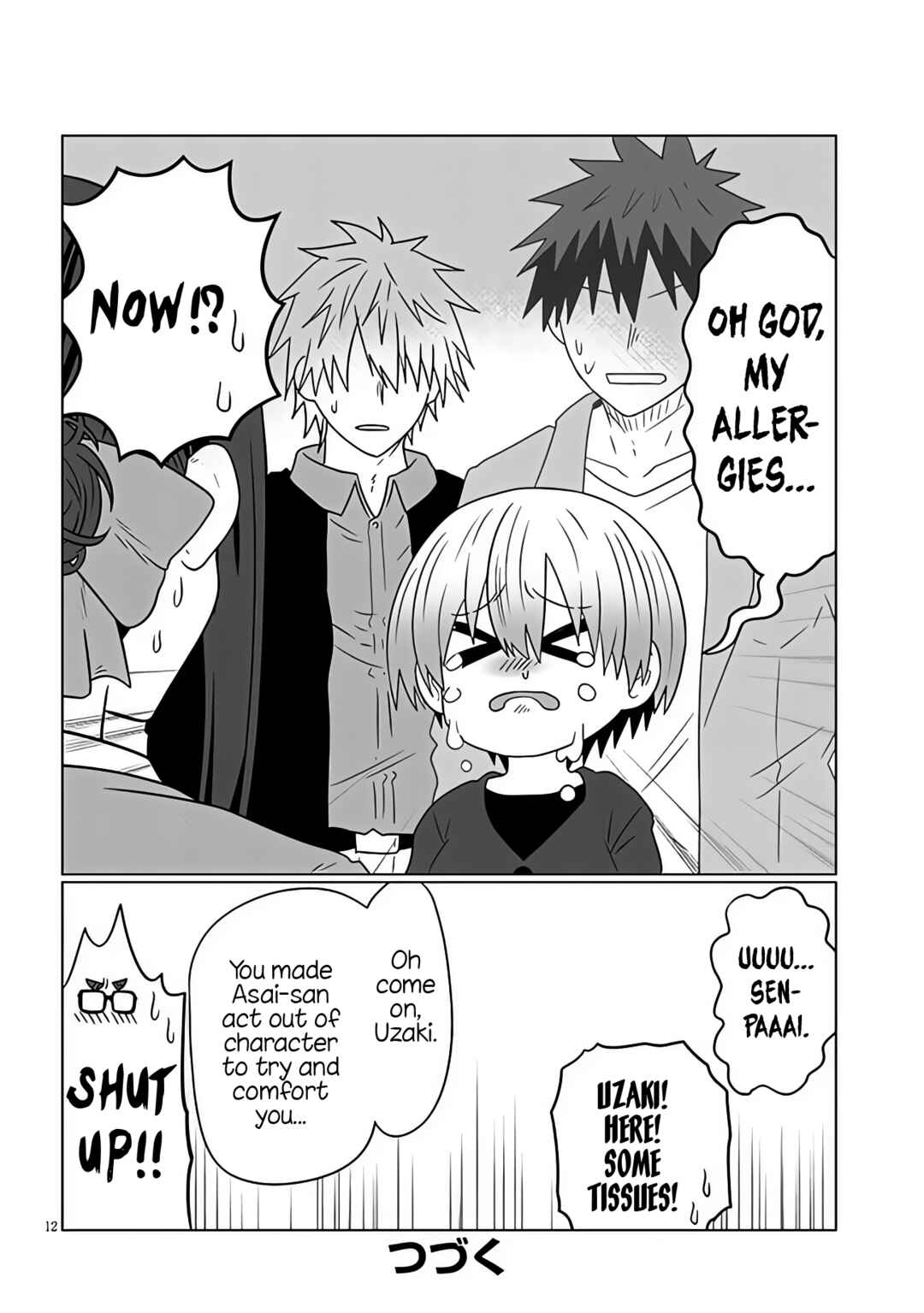 Page 12 Chapter 95 Uzaki-chan wa Asobitai!