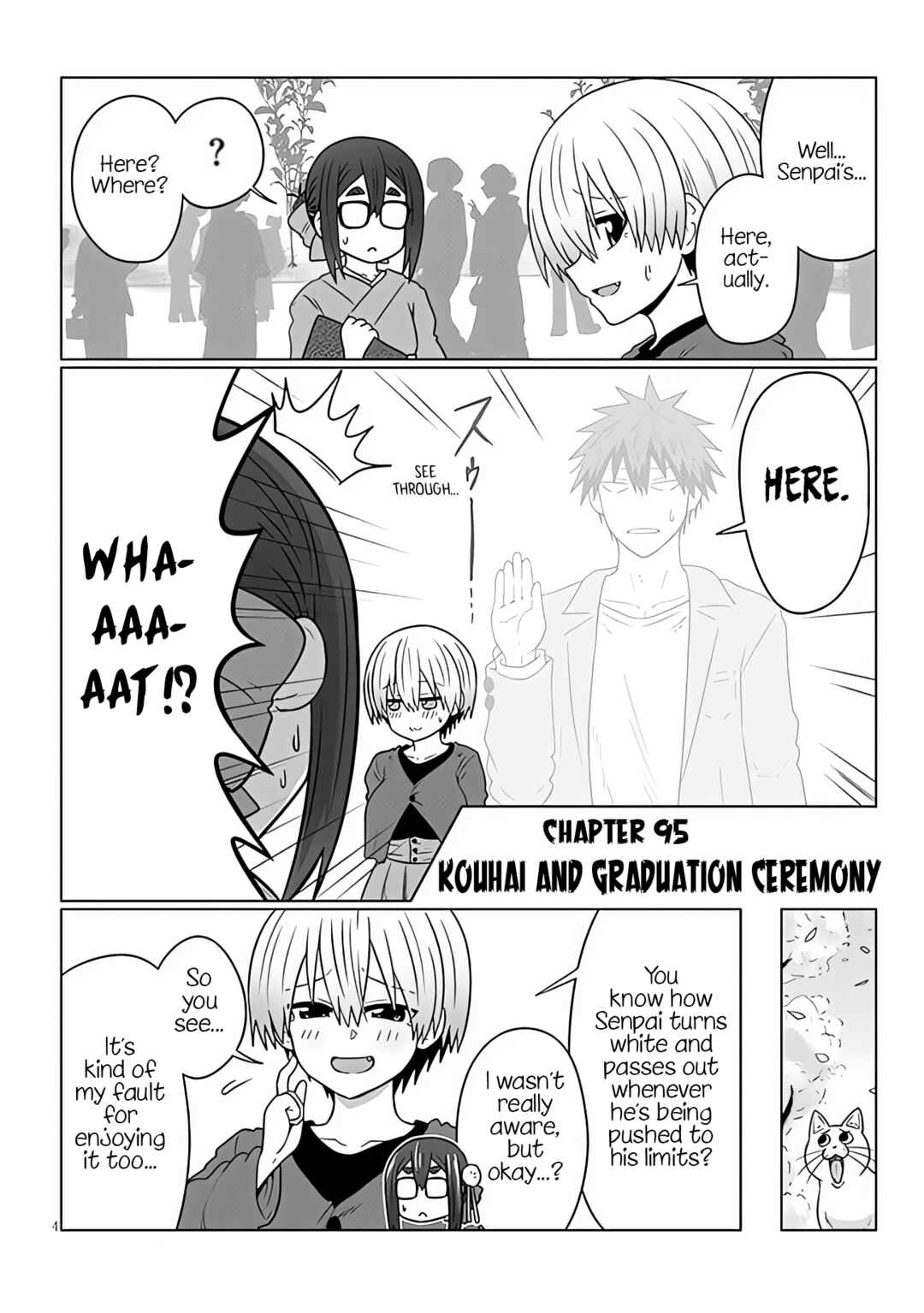 Page 4 Chapter 95 Uzaki-chan wa Asobitai!
