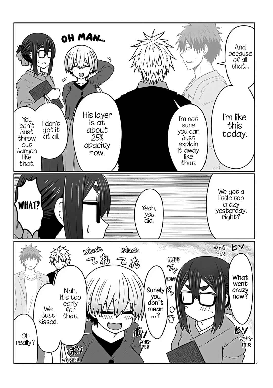 Page 5 Chapter 95 Uzaki-chan wa Asobitai!