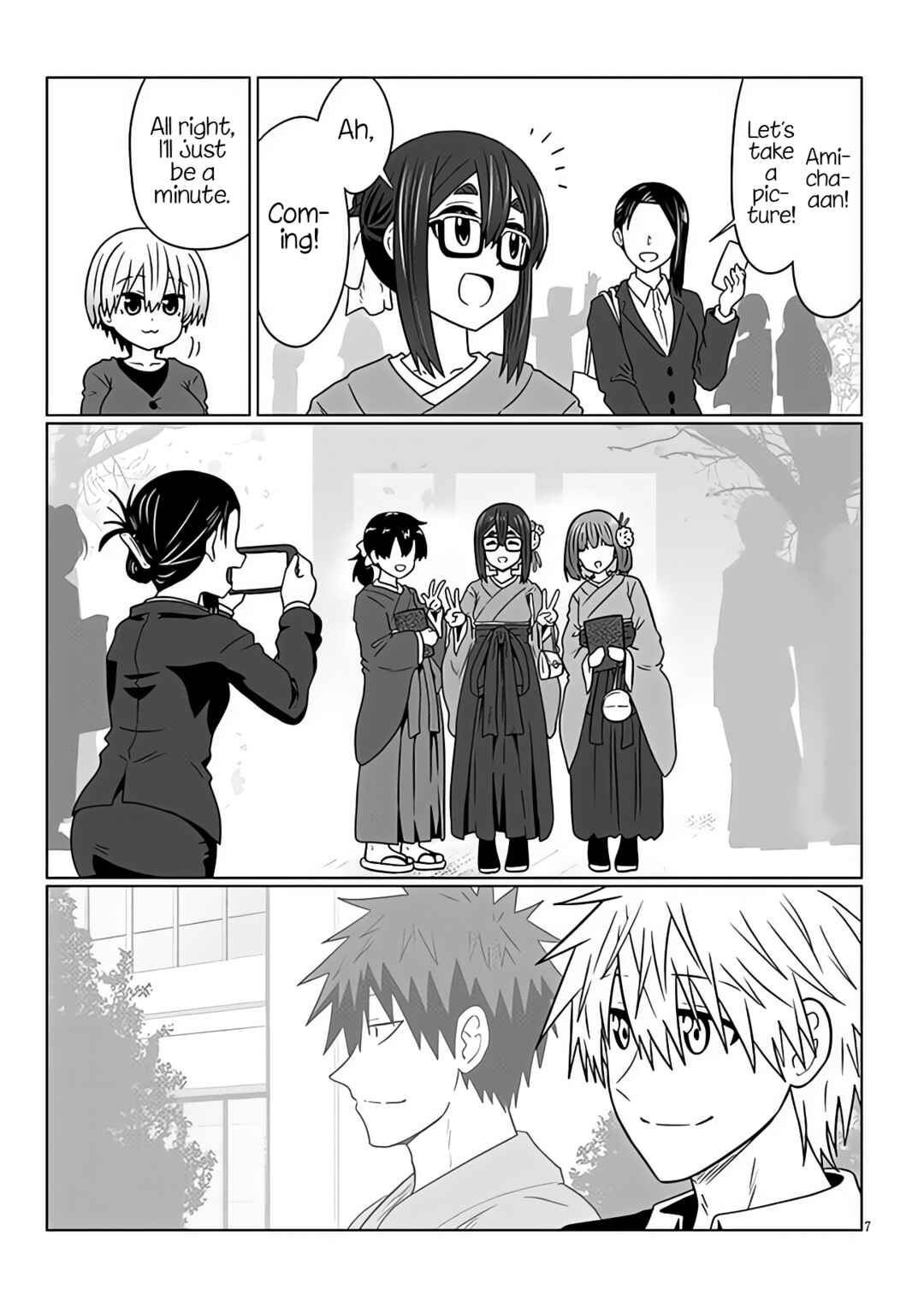 Page 7 Chapter 95 Uzaki-chan wa Asobitai!