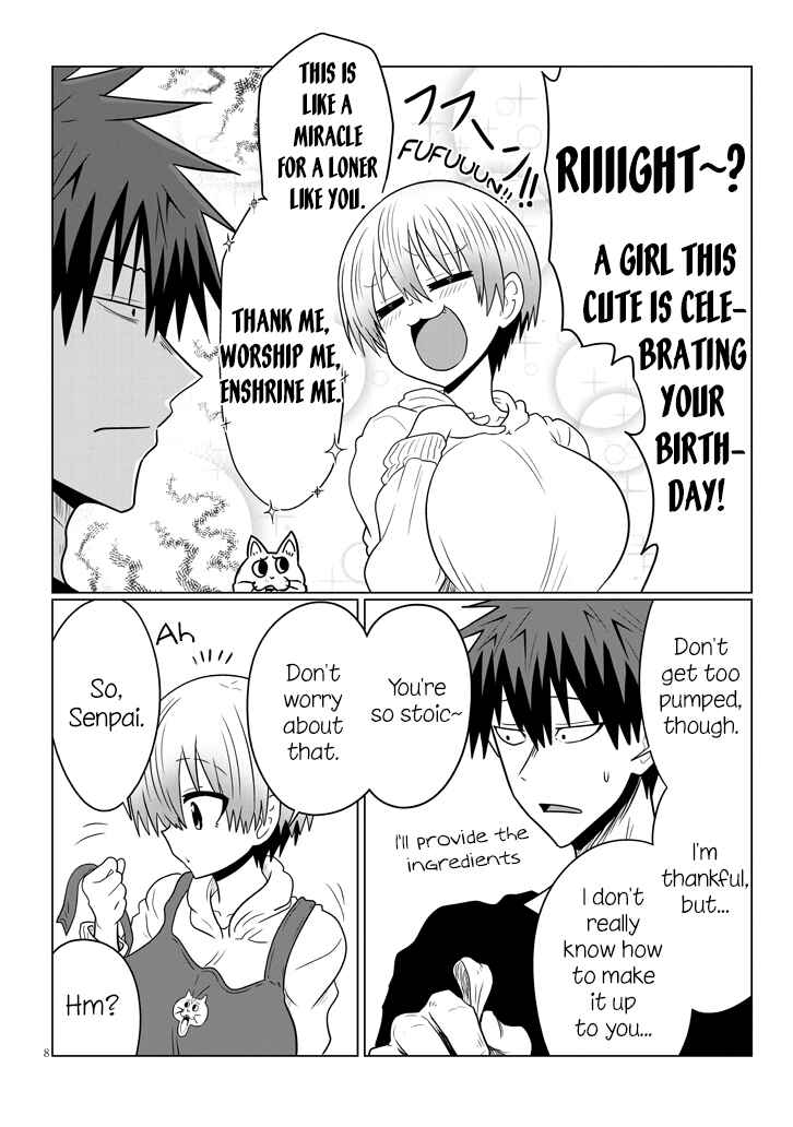 Page 8 Chapter 51 Uzaki-chan wa Asobitai!