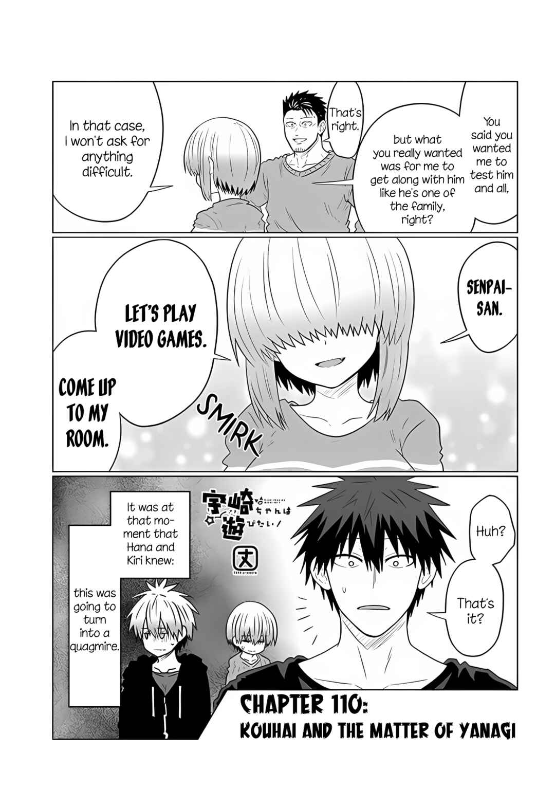 Page 1 Chapter 110 Uzaki-chan wa Asobitai!