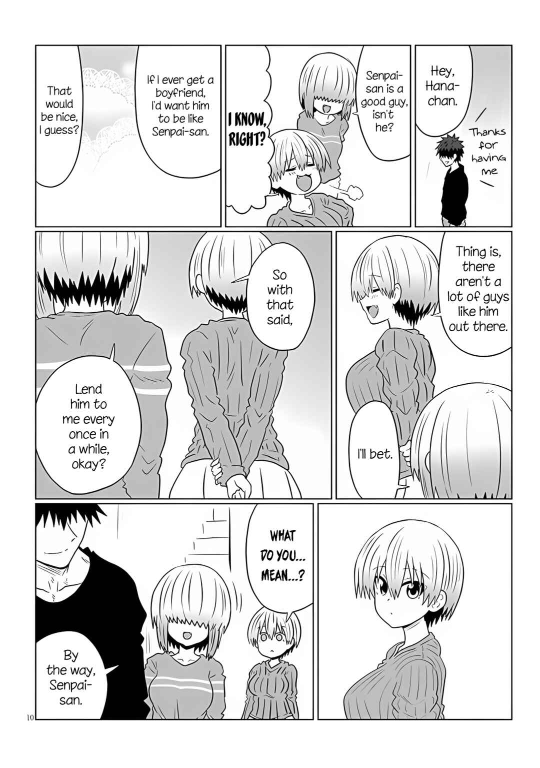 Page 10 Chapter 110 Uzaki-chan wa Asobitai!