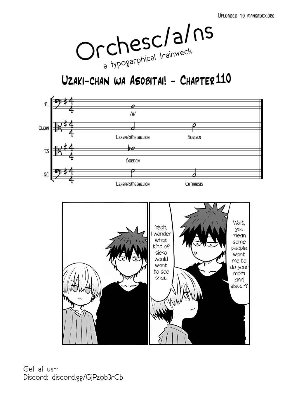 Page 13 Chapter 110 Uzaki-chan wa Asobitai!