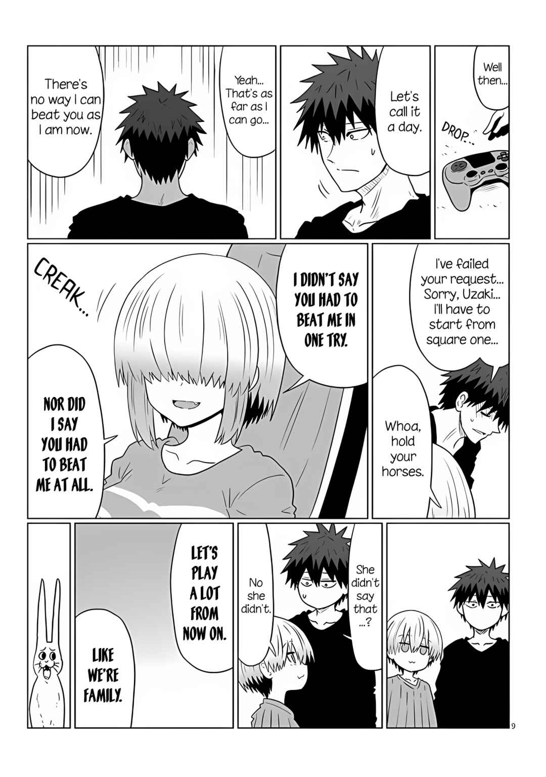 Page 9 Chapter 110 Uzaki-chan wa Asobitai!