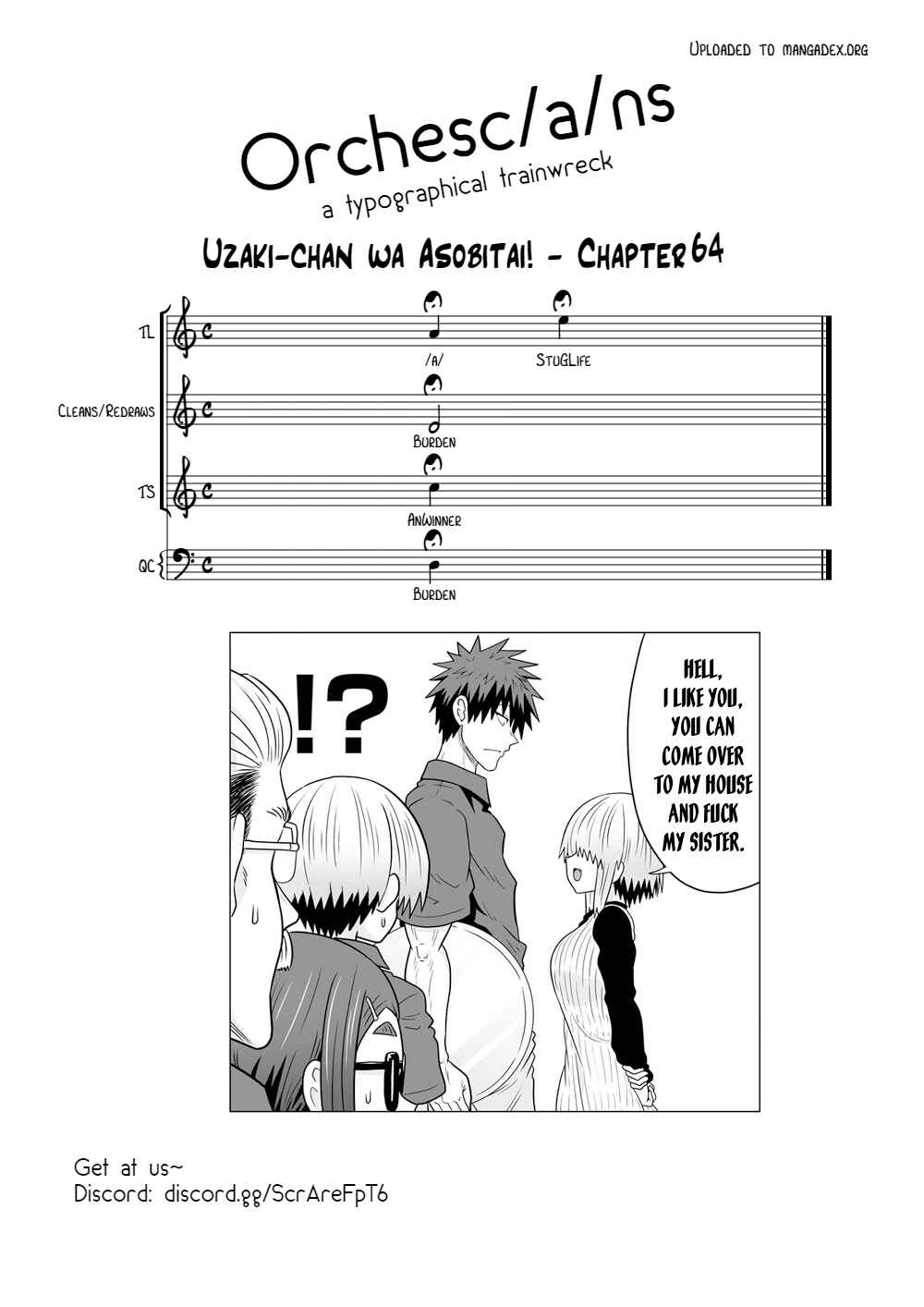 Page 17 Chapter 64 Uzaki-chan wa Asobitai!