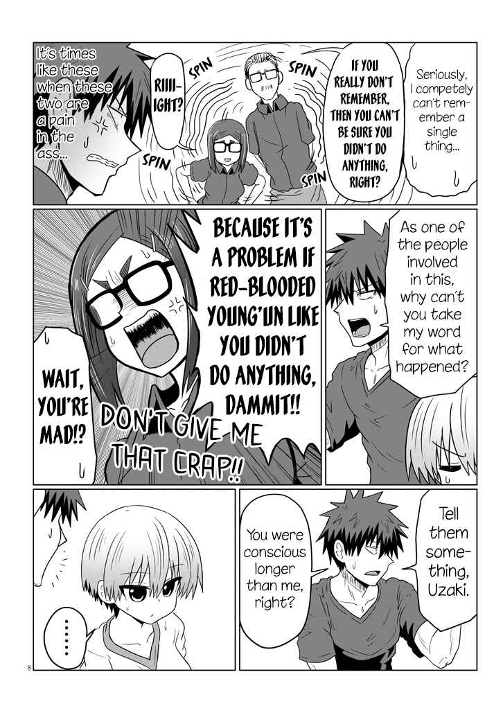 Page 8 Chapter 34 Uzaki-chan wa Asobitai!