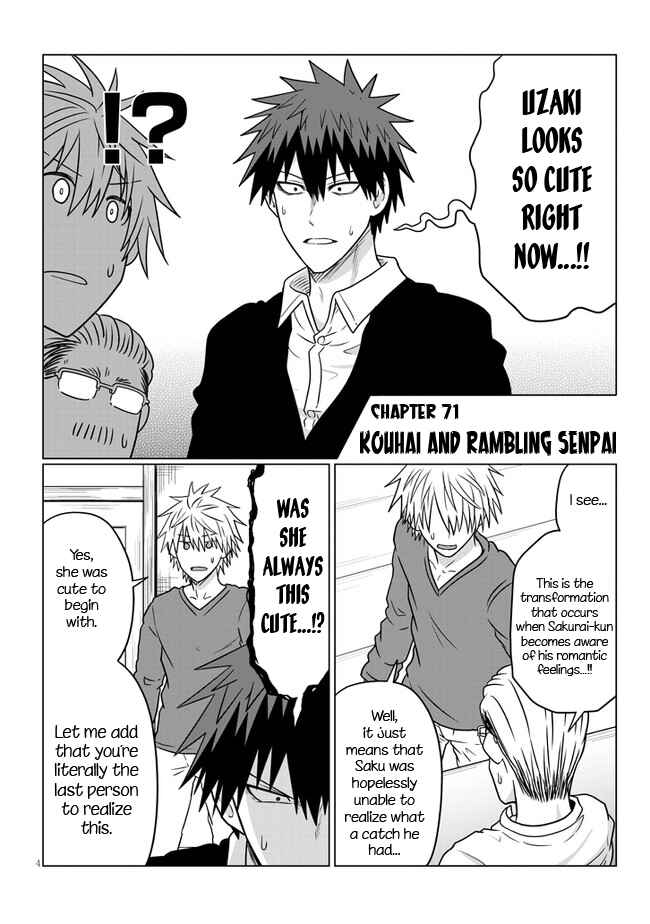 Page 4 Chapter 71 Uzaki-chan wa Asobitai!