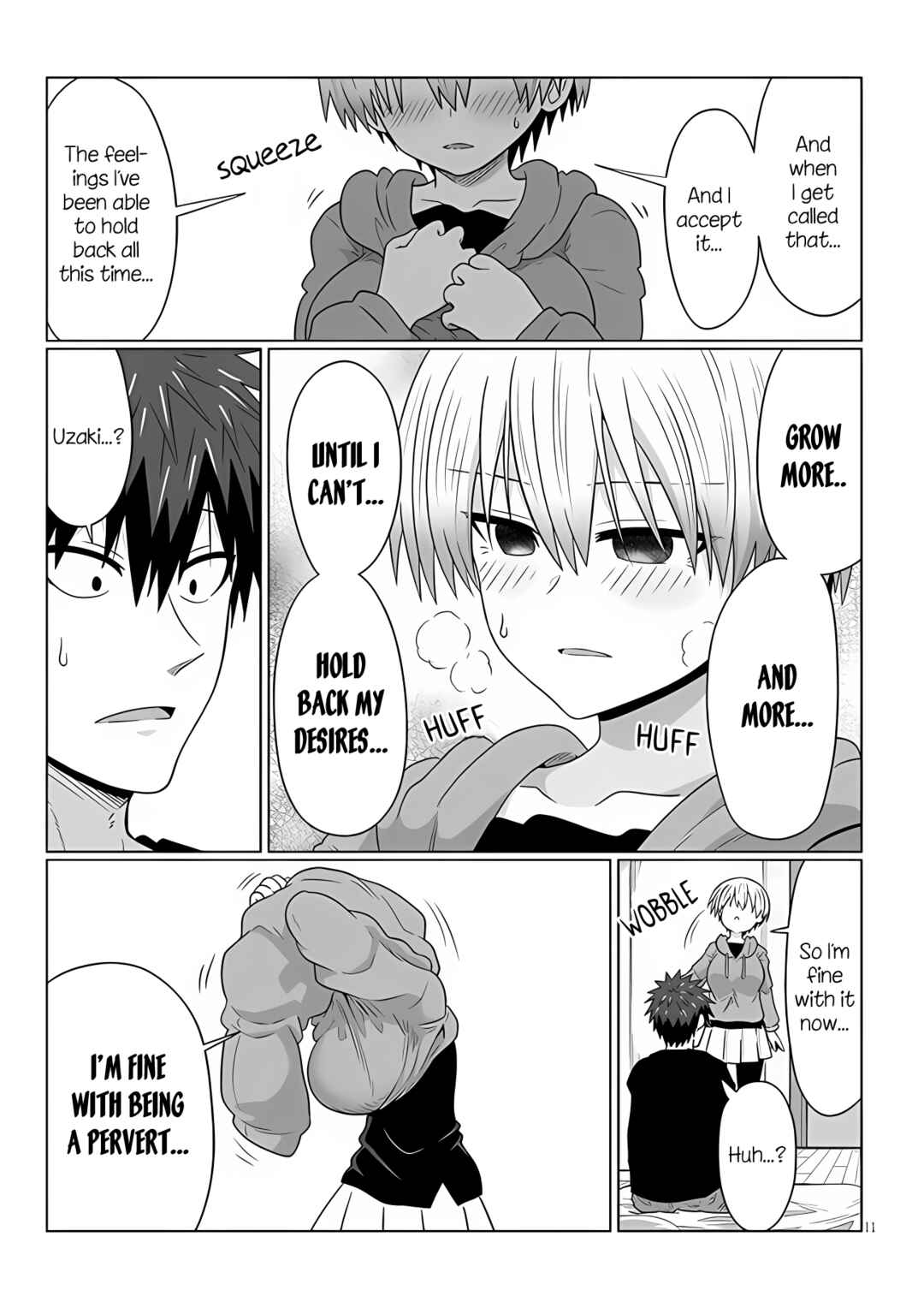 Page 11 Chapter 105 Uzaki-chan wa Asobitai!