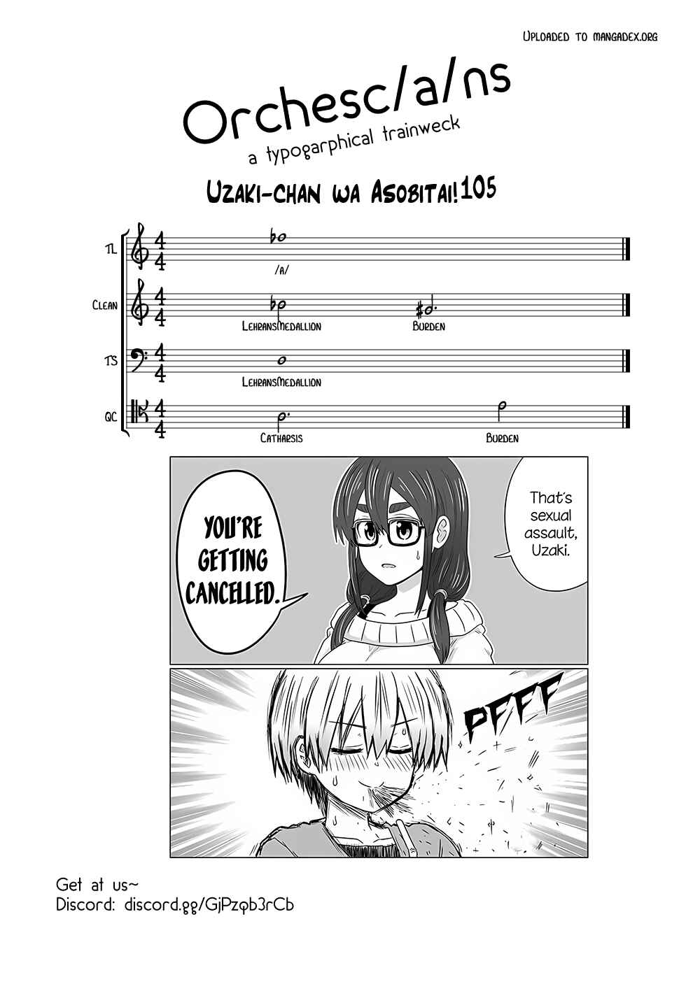 Page 13 Chapter 105 Uzaki-chan wa Asobitai!