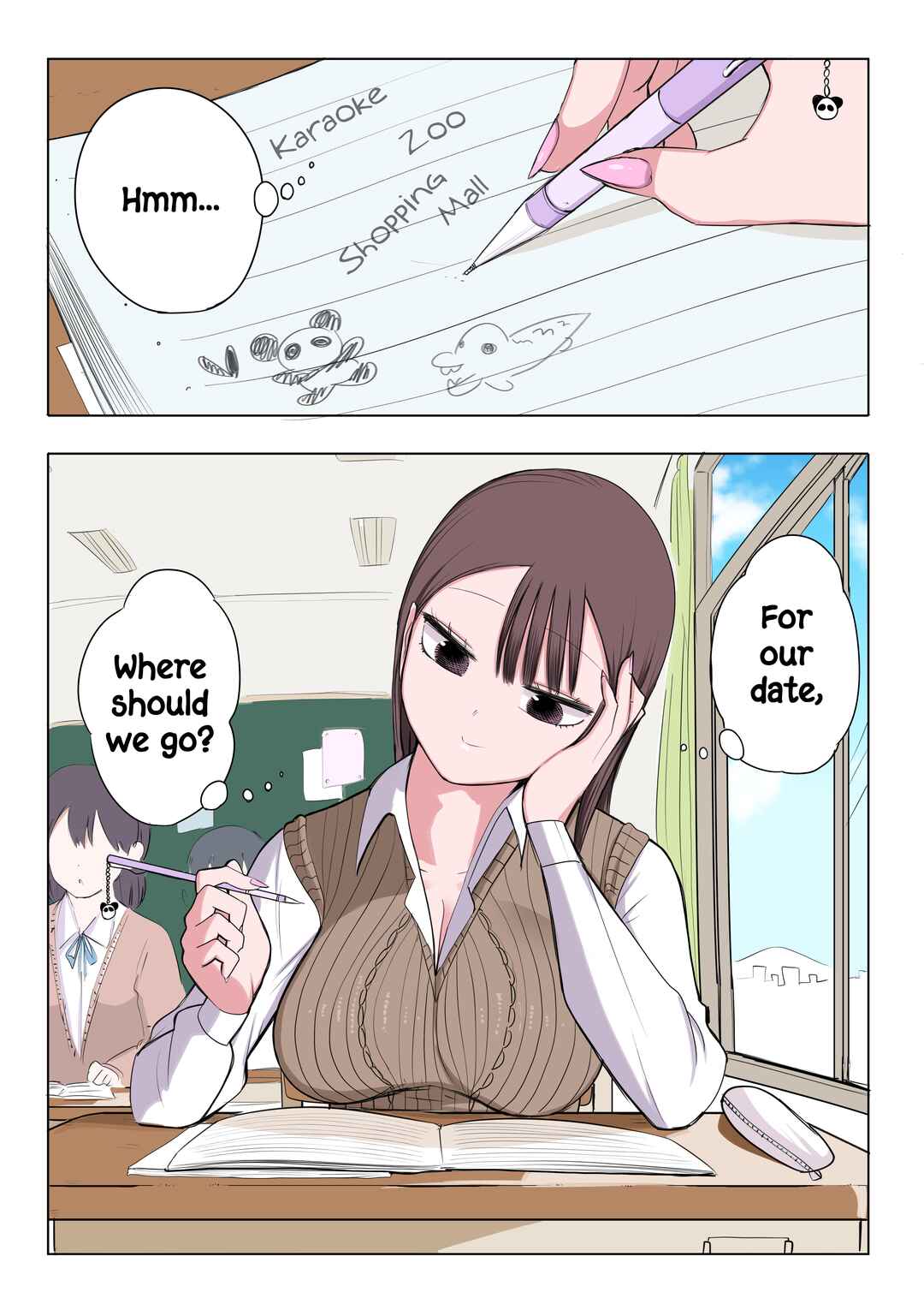 Page 1 Chapter 10 Tookago ni Menhera ni Naru Gyaru