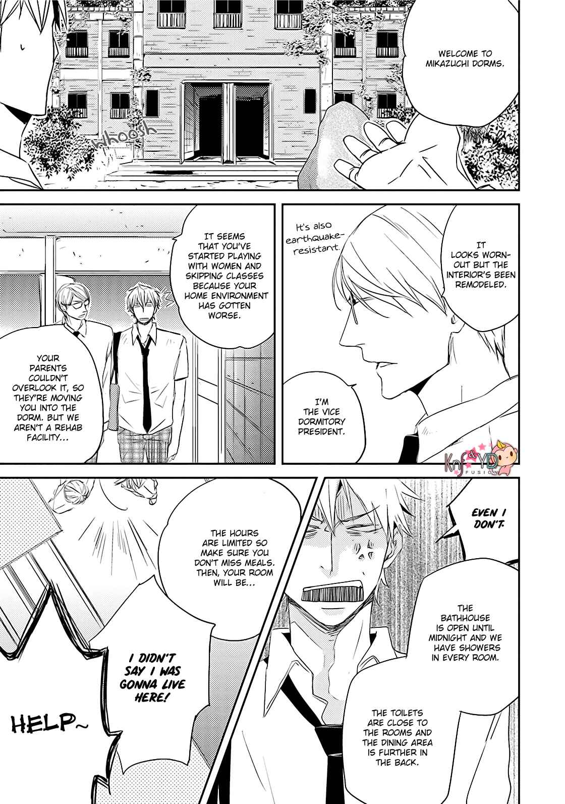 Page 8 Chapter 1 Doukyonin no Tenohira de