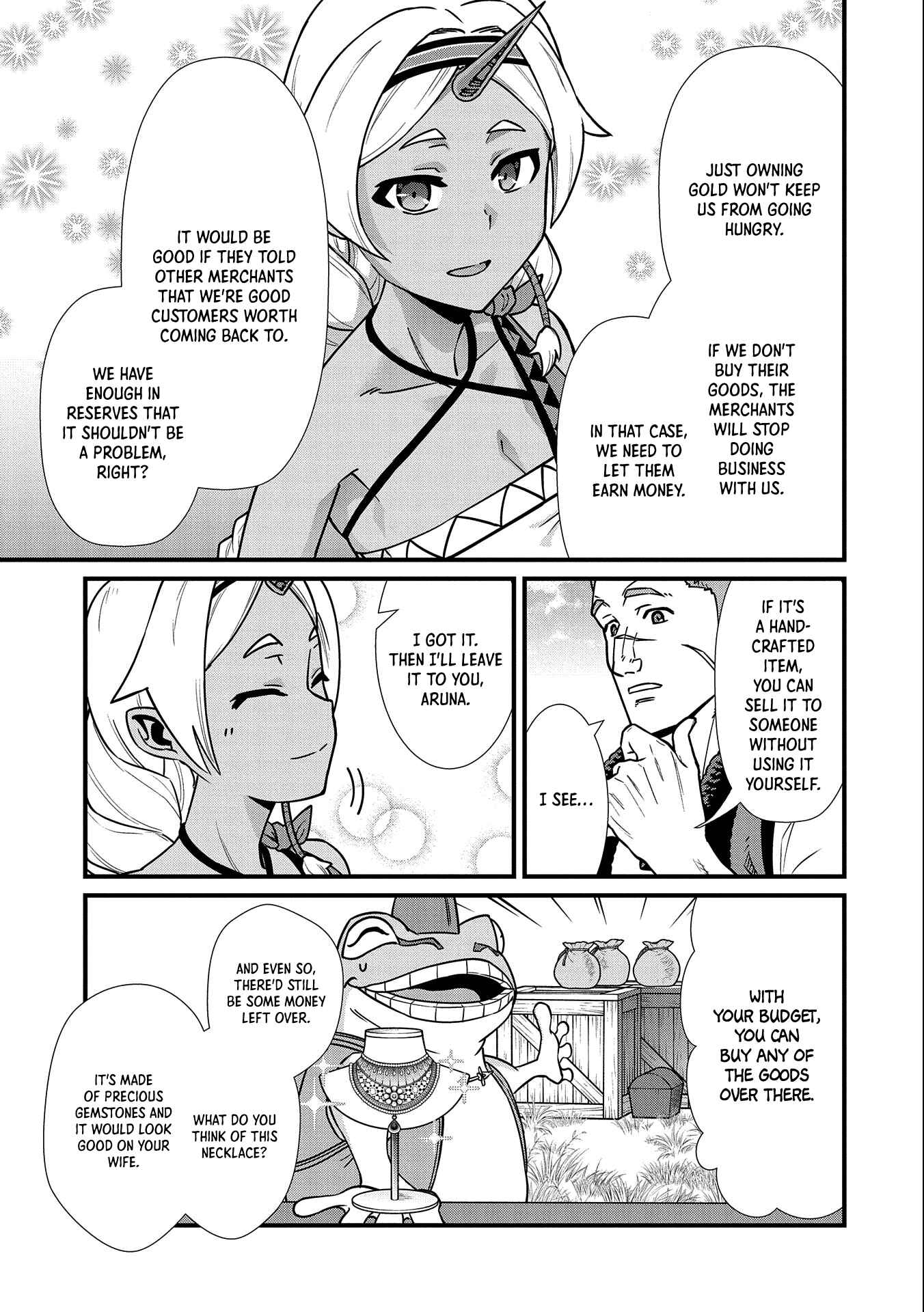Page 19 Chapter 21 Ryoumin 0-nin Start no Henkyou Ryoushusama ~Ao no Dias to Soukaku no Otome~