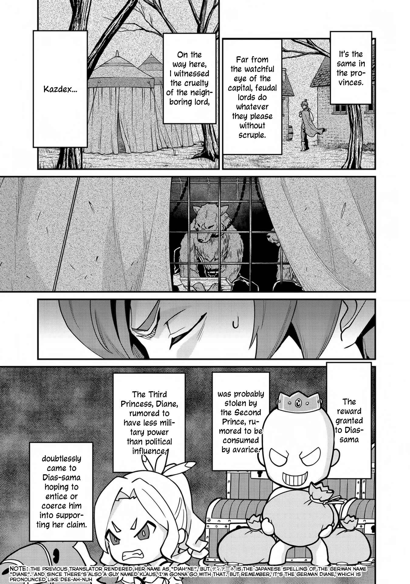 Page 16 Chapter 6 Ryoumin 0-nin Start no Henkyou Ryoushusama ~Ao no Dias to Soukaku no Otome~