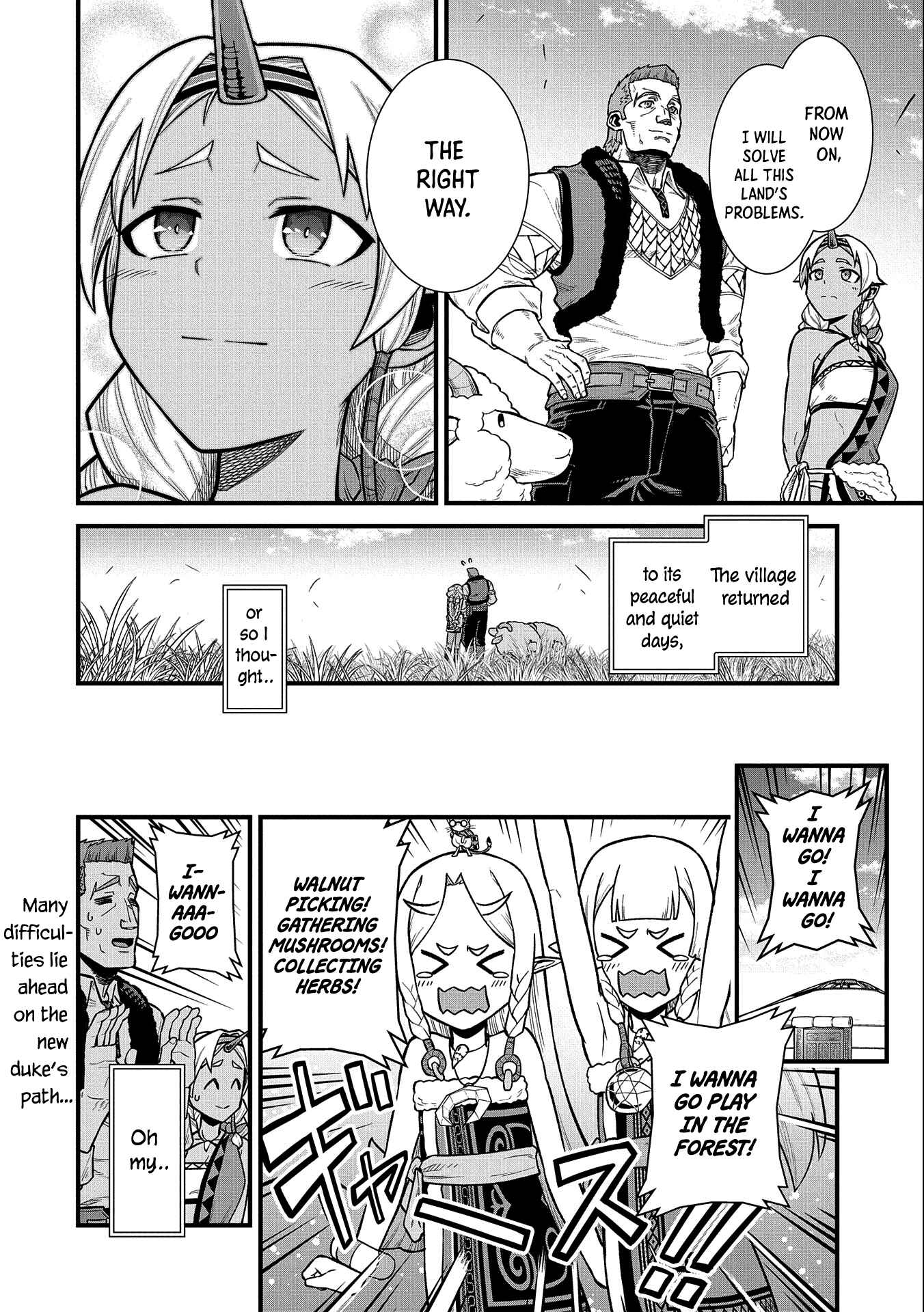 Page 34 Chapter 33 Ryoumin 0-nin Start no Henkyou Ryoushusama ~Ao no Dias to Soukaku no Otome~