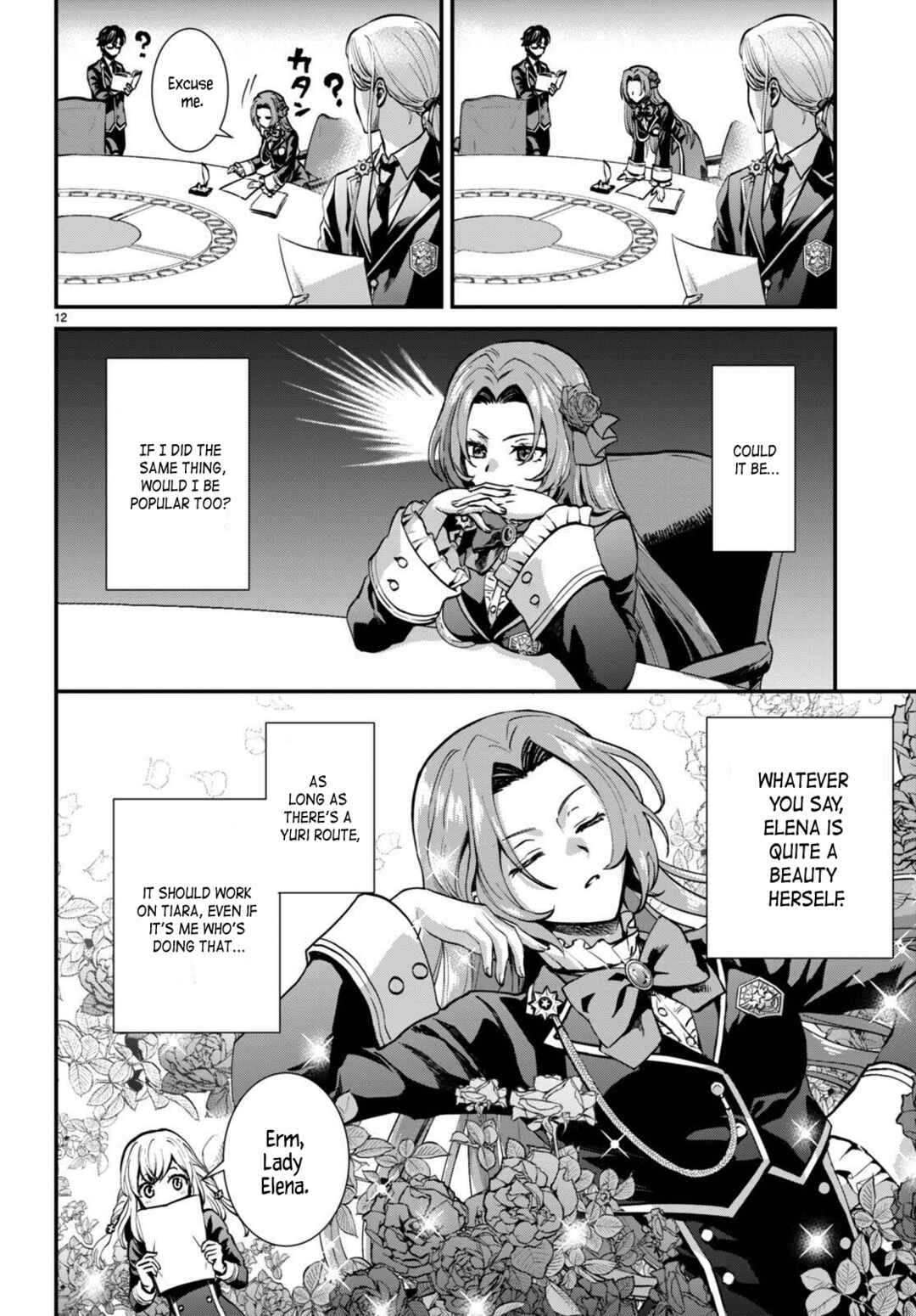 Page 12 Chapter 3 Danshi Koukousei, Otome Game no Akuyaku Reijou ni Tensei Suru.
