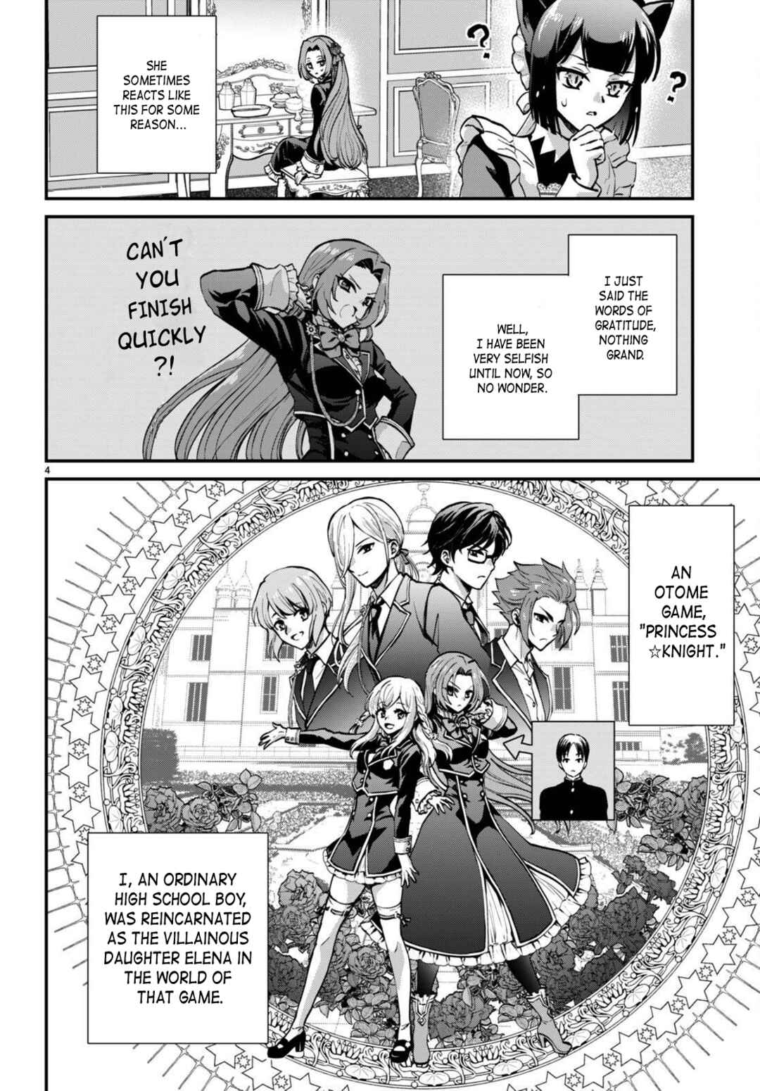 Page 4 Chapter 3 Danshi Koukousei, Otome Game no Akuyaku Reijou ni Tensei Suru.