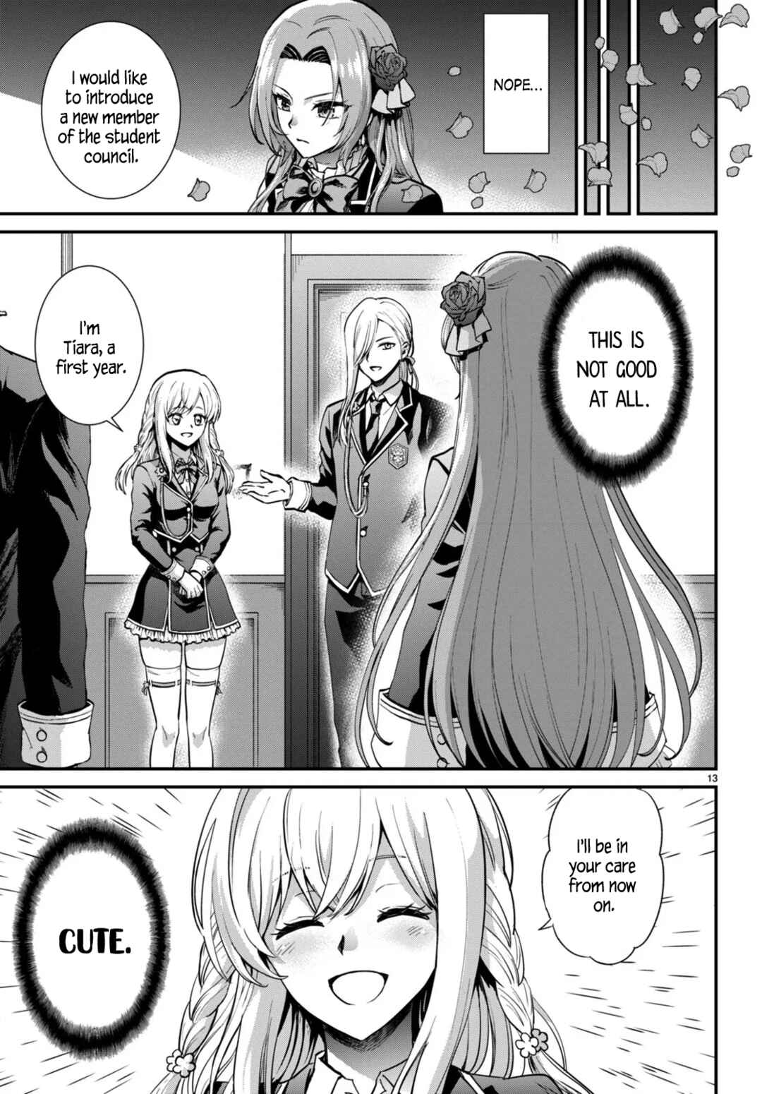 Page 13 Chapter 2 Danshi Koukousei, Otome Game no Akuyaku Reijou ni Tensei Suru.