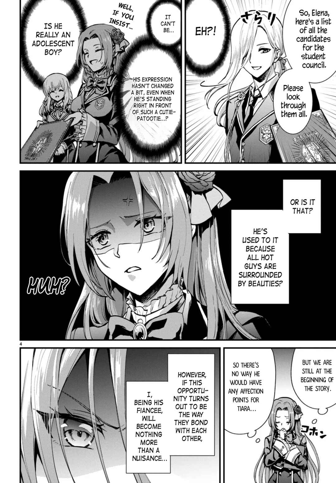 Page 4 Chapter 2 Danshi Koukousei, Otome Game no Akuyaku Reijou ni Tensei Suru.