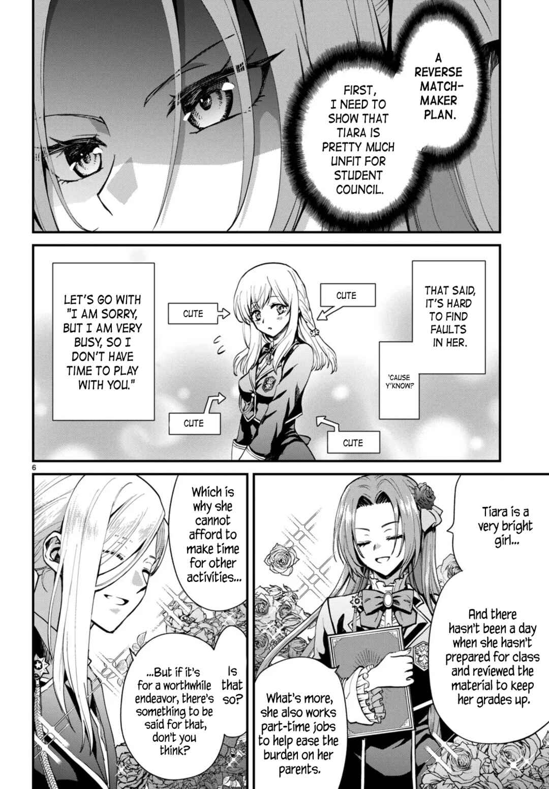 Page 6 Chapter 2 Danshi Koukousei, Otome Game no Akuyaku Reijou ni Tensei Suru.