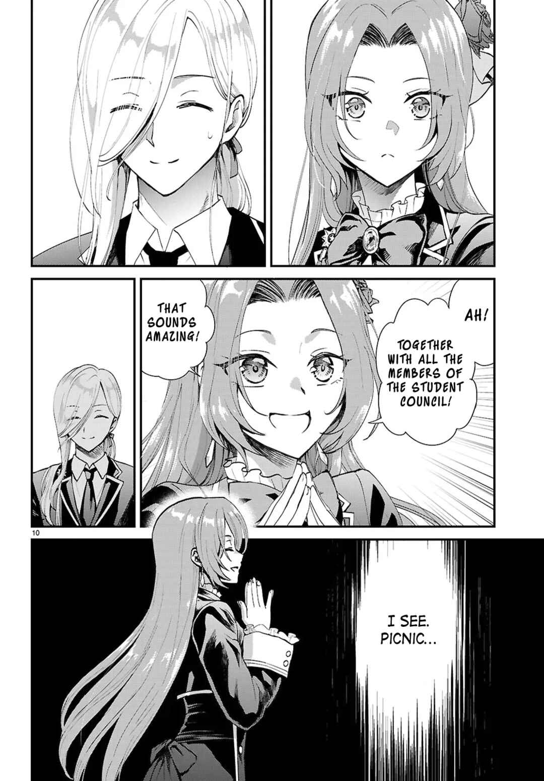 Page 10 Chapter 13 Danshi Koukousei, Otome Game no Akuyaku Reijou ni Tensei Suru.