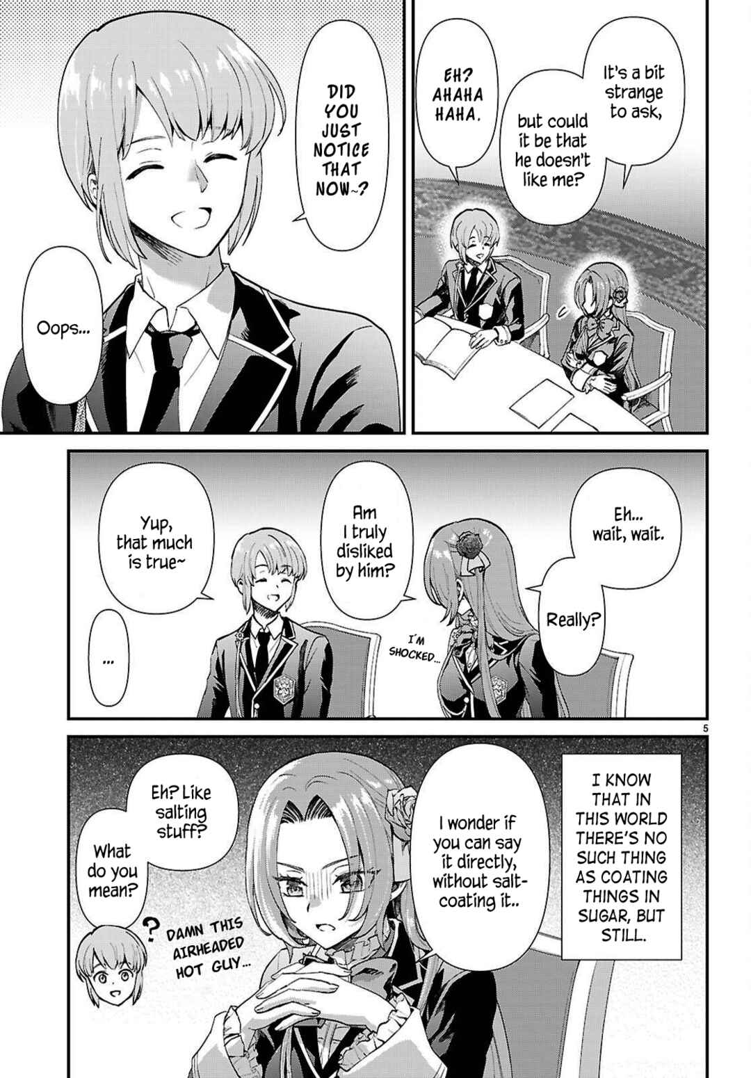 Page 5 Chapter 9 Danshi Koukousei, Otome Game no Akuyaku Reijou ni Tensei Suru.