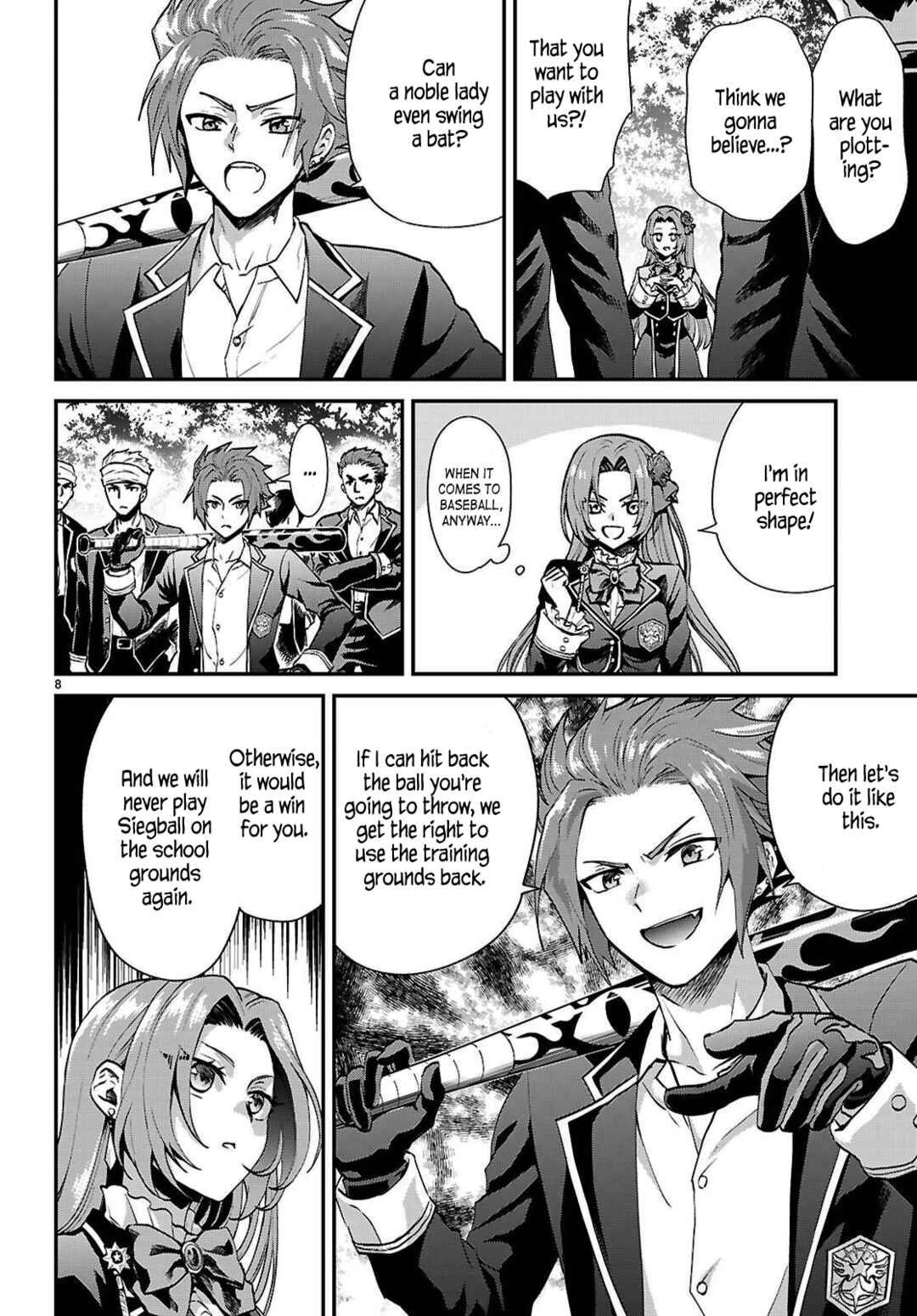 Page 8 Chapter 4 Danshi Koukousei, Otome Game no Akuyaku Reijou ni Tensei Suru.