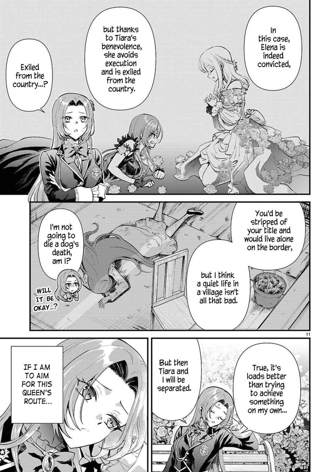 Page 12 Chapter 11 Danshi Koukousei, Otome Game no Akuyaku Reijou ni Tensei Suru.