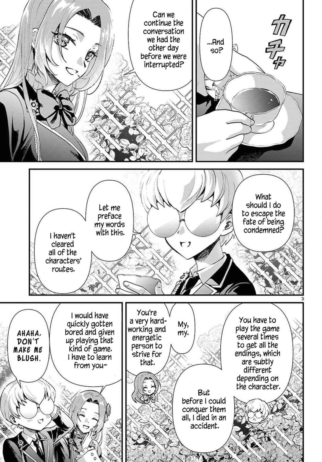 Page 4 Chapter 11 Danshi Koukousei, Otome Game no Akuyaku Reijou ni Tensei Suru.