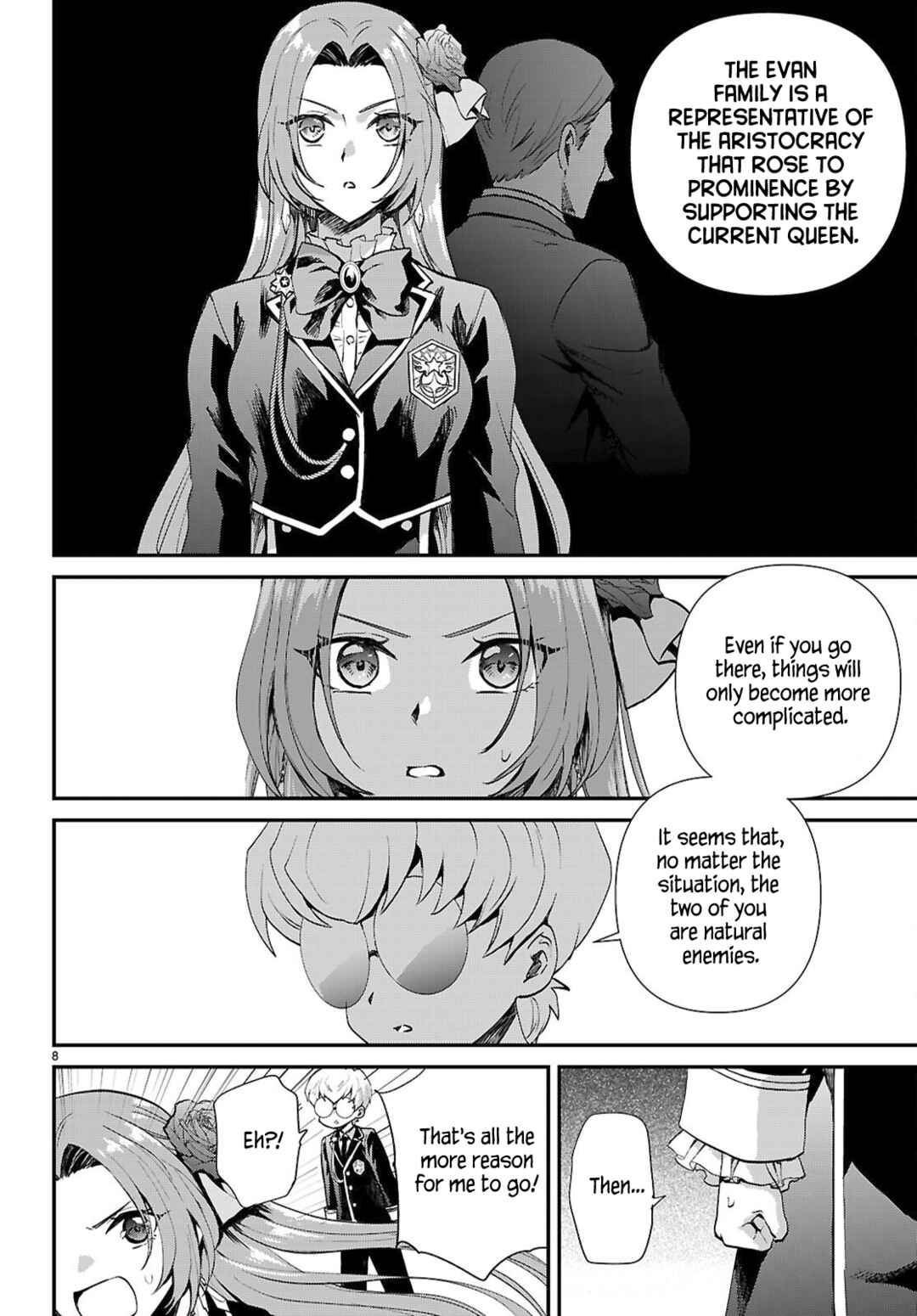 Page 8 Chapter 18 Danshi Koukousei, Otome Game no Akuyaku Reijou ni Tensei Suru.