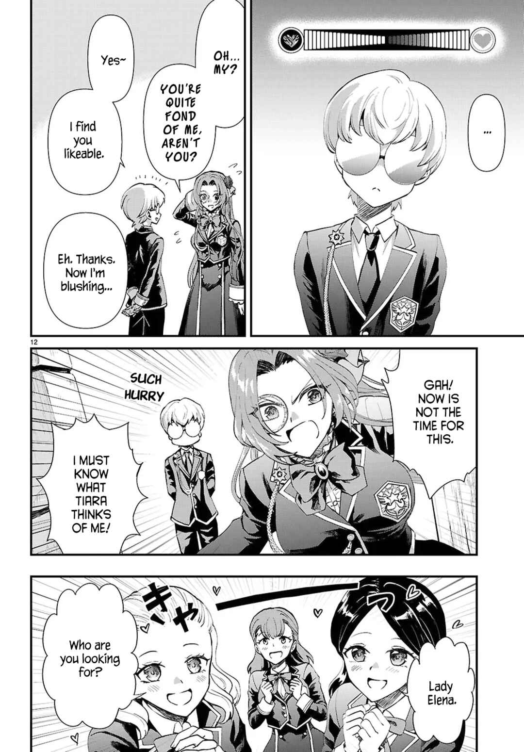 Page 12 Chapter 12 Danshi Koukousei, Otome Game no Akuyaku Reijou ni Tensei Suru.